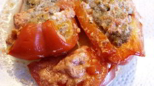 Рецепт Лодочек из перца фаршированные