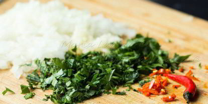 Шаг 2: меланзаны рипьено с томатным соусом — фаршированных баклажанов