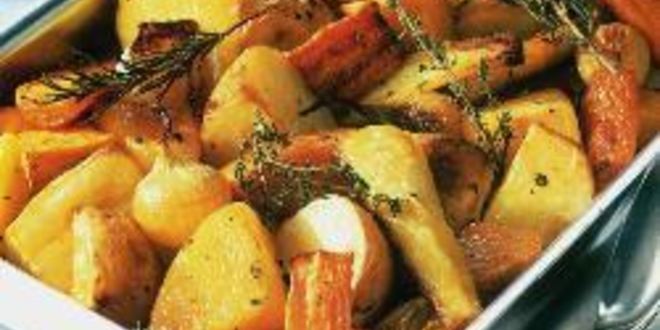 Рецепт овощей, запеченных в духовке