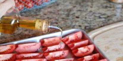 Шаг 3: помидоров, сушеных в духовке