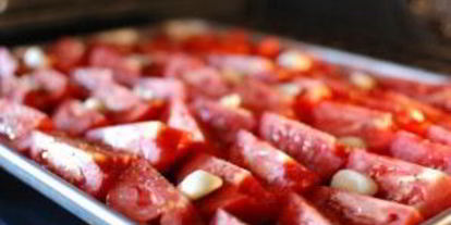 Шаг 6: помидоров, сушеных в духовке