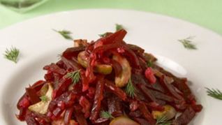 Рецепт Свеклы, тушенной с грибами