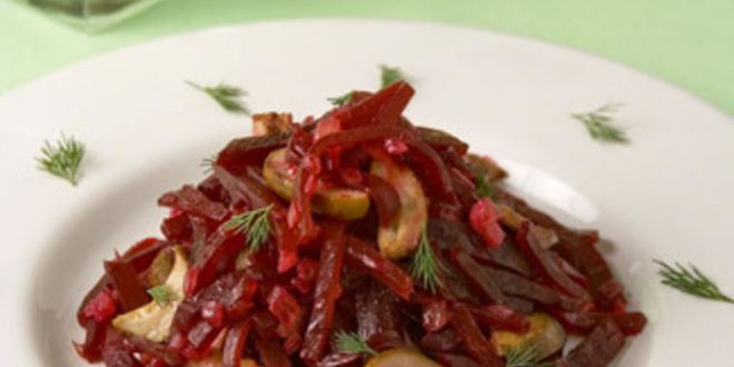 Рецепт свеклы, тушенной с грибами