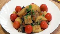 Рецепт Тушеной картошки с тушенкой в мультиварке