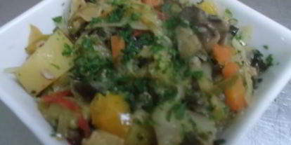 Шаг 19: тушенных овощей