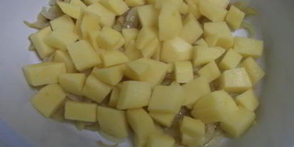 Шаг 4: тушенных овощей