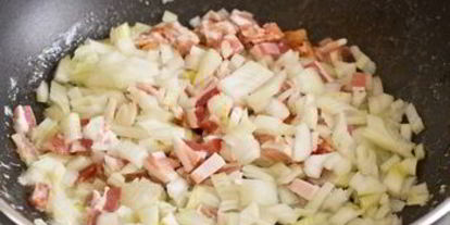 Шаг 4: тушеного сельдерея с беконом