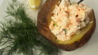 Рецепт Запеченного картофеля с начинкой