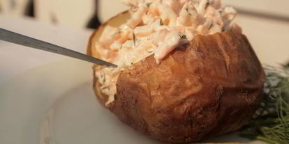 Шаг 5: запеченного картофеля с начинкой