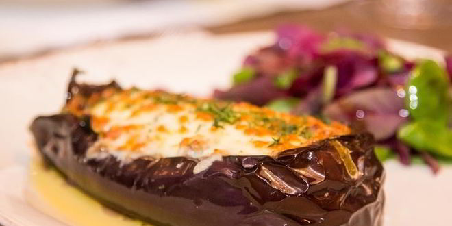 Рецепт баклажанов с куриной печенью и овощами