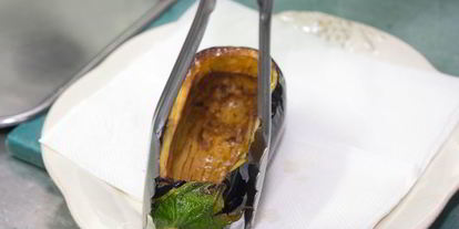 Шаг 4: баклажанов с куриной печенью и овощами