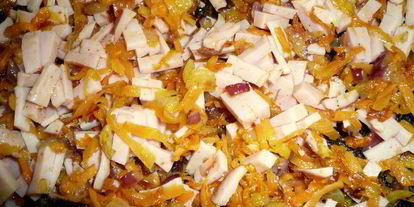 Шаг 3: фаршированного печеночного рулета