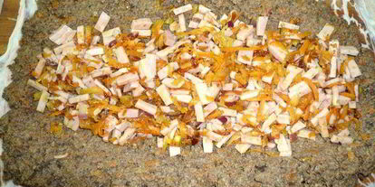 Шаг 5: фаршированного печеночного рулета