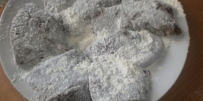 Шаг 11: говяжьей печени с яблоками и луком по-берлински