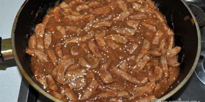 Шаг 4: говяжьей печени терияки