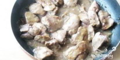 Шаг 7: куриной печени по-французски