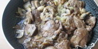 Шаг 8: куриной печени по-французски