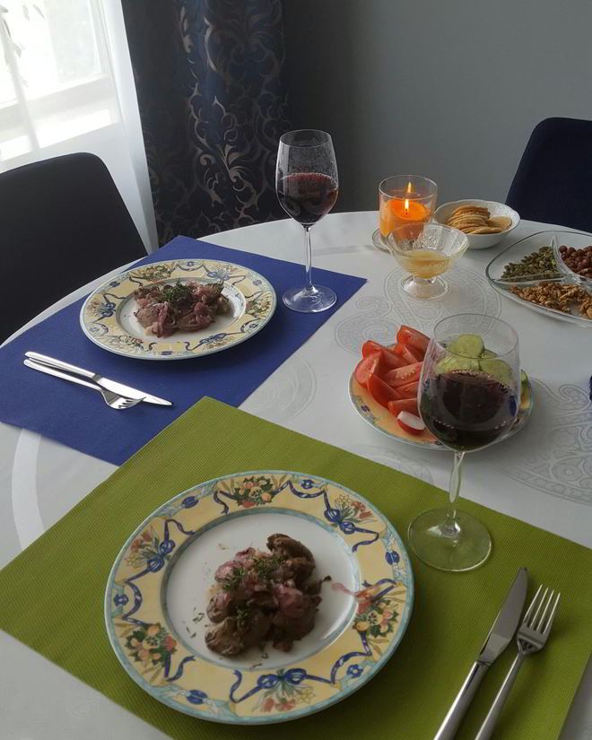 Рецепт куриной печени с медовыма лукома