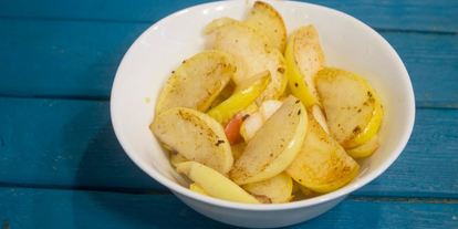 Шаг 9: куриной печени с яблоками