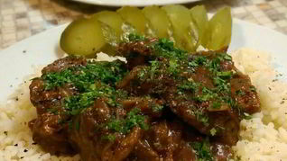 Рецепт Куриной печени в красном вине