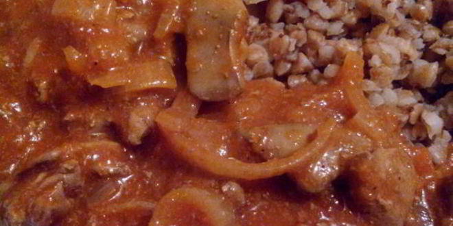 Рецепт куриной печени в томатном соусе