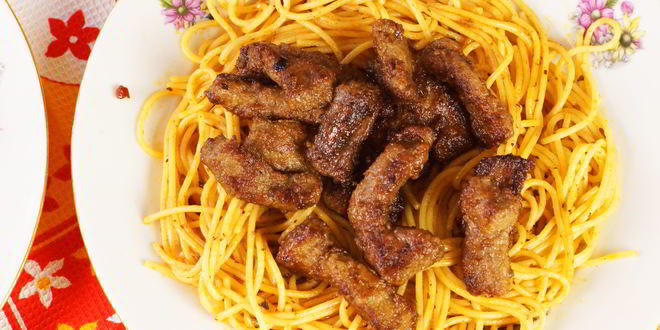 Рецепт печени говядины в коньяке