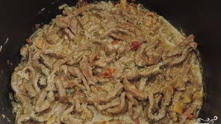 Рецепт Печени говяжья с молоком