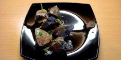 Шаг 3: печени индейки в сливках