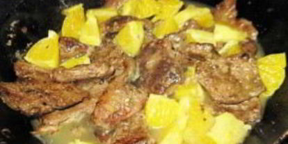 Шаг 2: печени с апельсинами