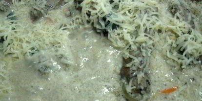 Шаг 3: печени с грибами на картофельном блине