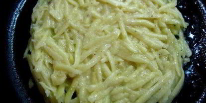 Шаг 6: печени с грибами на картофельном блине