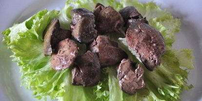 Шаг 3: печени с кедровыми орешками