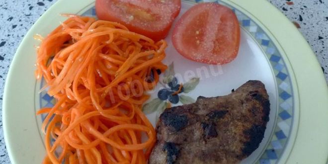 Рецепт печени свиной жареной