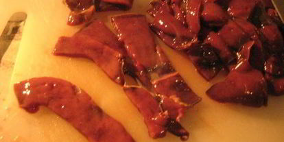 Шаг 5: печени теленка с луком в кисло-сладком соусе