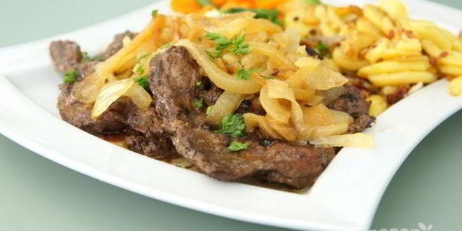 Рецепт печени телячья