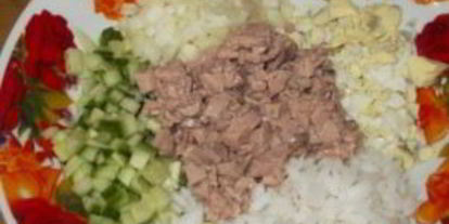 Шаг 3: печени трески с рисом