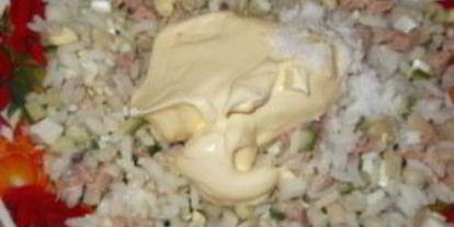 Шаг 4: печени трески с рисом