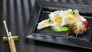 Рецепт Печени трески с соусом васаби