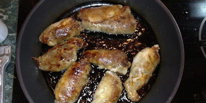 Шаг 3: печени в рубашке хугабша