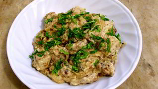 Рецепт Печенки в сметане