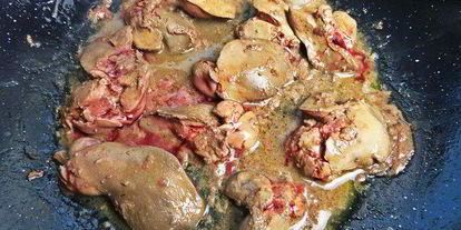 Шаг 3: сливочной печенки с рисом по-японски