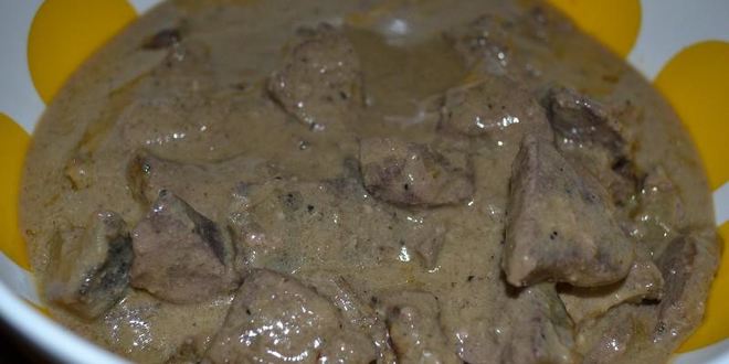 Рецепт свиной печени в сметане в мультиварке