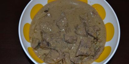 Шаг 6: свиной печени в сметане в мультиварке