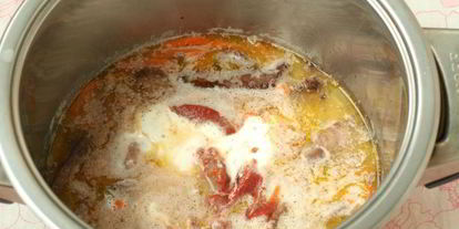 Шаг 4: свиной печени в сметанно-томатном соусе