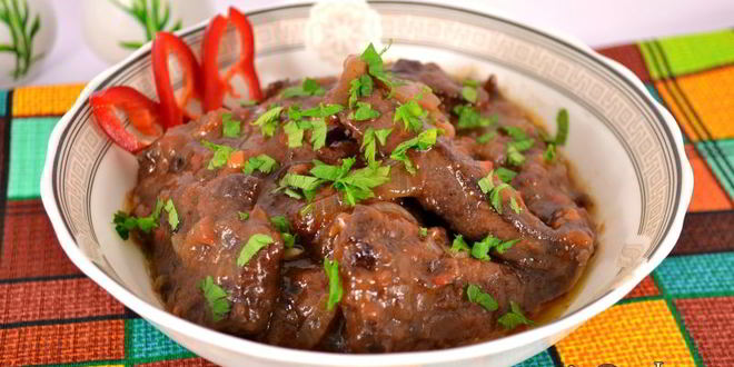 Рецепт свиной печени в томатно-соевом соусе