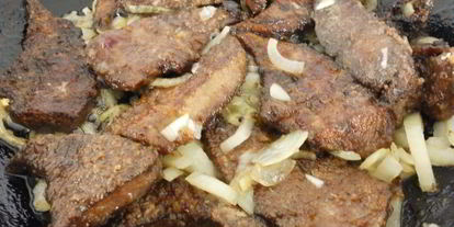 Шаг 3: свиной печени в томатно-соевом соусе