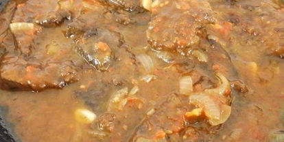 Шаг 4: свиной печени в томатно-соевом соусе