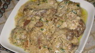 Рецепт Тушеной говяжьей печени