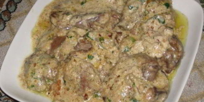 Рецепт тушеной говяжьей печени