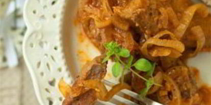 Шаг 4: тушеной печени